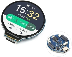 RP2350 MCU Board with 1.28inch Round LCD 240×240 Pixels 65K Color IPS Display,Dual-core & Dual-Architecture Design,6-axis Sensor RP2350 MCU Board with 1.28inch Round LCD 240×240 Pixels 65K Color IPS Display,Dual-core & Dual-Architecture Design,6-axis Sensor
