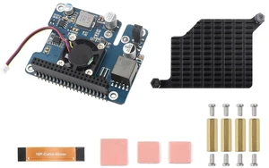 PCIe to M.2 Adapter with PoE HAT for Raspberry Pi 5,Supports NVMe Protocol M.2 SSD 2230/2242,Supports IEEE 802.3af/at Network Standard PCIe to M.2 Adapter with PoE HAT for Raspberry Pi 5,Supports NVMe Protocol M.2 SSD 2230/2242,Supports IEEE 802.3af/at Network Standard
