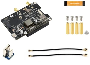 PCIe to M.2 E Key Adapter with PoE HAT for Raspberry Pi 5,Compatible with NGFF (M.2 E Key) Wireless NIC,Suitable for A/E Key and E Key PCIe to M.2 E Key Adapter with PoE HAT for Raspberry Pi 5,Compatible with NGFF (M.2 E Key) Wireless NIC,Suitable for A/E Key and E Key