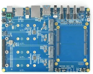 CM3588 Plus Mini NAS Platform, up to 8K Video, RK3588,OpenMediaVault fit,32GB LPDDR5, 4 x M.2 PCIe3.0 Socket, NAS Solutions, Home Server,Local Cloud Storage (NAS Carrier Board) CM3588 Plus Mini NAS Platform, up to 8K Video, RK3588,OpenMediaVault fit,32GB LPDDR5, 4 x M.2 PCIe3.0 Socket, NAS Solutions, Home Server,Local Cloud Storage (NAS Carrier Board)