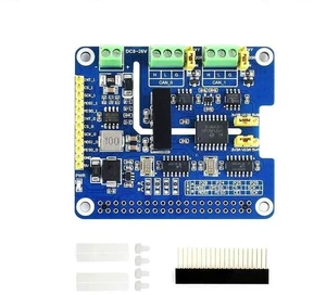 2-Channel CAN Bus HAT Isolated CAN FD Expansion HAT for Raspberry Pi ETH-USB-HUB-Box with Multi Onboard Protection Circuits Supports CAN2.0 CAN FD Protocols 2-Channel CAN Bus HAT Isolated CAN FD Expansion HAT for Raspberry Pi ETH-USB-HUB-Box with Multi Onboard Protection Circuits Supports CAN2.0 CAN FD Protocols