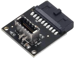 USB 3.1 Type-E Front Panel Socket to USB 3.0 20Pin Header Male Extension Adapter for Motherboard USB 3.1 Type-E Front Panel Socket to USB 3.0 20Pin Header Male Extension Adapter for Motherboard