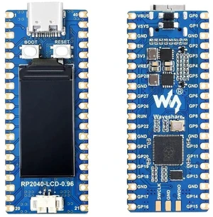 RP2040-LCD-0.96 Mini Board High-Performance Pico-Like MCU Board Based on Raspberry Pi Microcontroller RP2040,Onboard 0.96 inch LCD,USB-C Connector,Low-Cost, Support C/C++,MicroPython RP2040-LCD-0.96 Mini Board High-Performance Pico-Like MCU Board Based on Raspberry Pi Microcontroller RP2040,Onboard 0.96 inch LCD,USB-C Connector,Low-Cost, Support C/C++,MicroPython