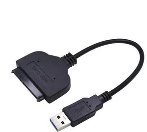 Cabo Adaptador USB 3.0 para SATA HDD com Alimentação Molex, Conversor USB para Disco Rígido SATA 2.5"/3.5" Cabo Adaptador USB 3.0 para SATA HDD com Alimentação Molex, Conversor USB para Disco Rígido SATA 2.5"/3.5"