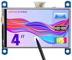 4 inch HDMI LCD IPS Display 800x480 Resolution Resistive Touch Screen Interface for Raspberry Pi 4 B/3 B/3 B+/2 B/B+/B Zero W 4 inch HDMI LCD IPS Display 800x480 Resolution Resistive Touch Screen Interface for Raspberry Pi 4 B/3 B/3 B+/2 B/B+/B Zero W