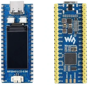 RP2040-LCD-0.96-M Mini Board High-Performance Pico-Like MCU Board with Pre-Soldered Header Based on Raspberry Pi Microcontroller RP2040,Onboard 0.96 inch LCD,USB-C Connector,Low-Cost RP2040-LCD-0.96-M Mini Board High-Performance Pico-Like MCU Board with Pre-Soldered Header Based on Raspberry Pi Microcontroller RP2040,Onboard 0.96 inch LCD,USB-C Connector,Low-Cost