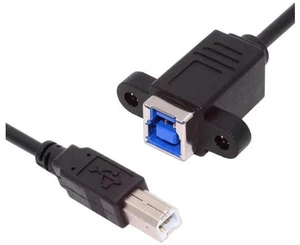 30cm USB3.0 B Female to USB2.0 B Male Extension Cable | 5Gbps High Speed Data Cord for External SSD, HDD & Industrial Camera 30cm USB3.0 B Female to USB2.0 B Male Extension Cable | 5Gbps High Speed Data Cord for External SSD, HDD & Industrial Camera