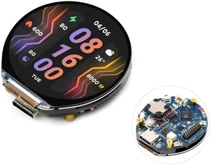ESP32-S3 1.46inch Round Display Development Board 412×412 Resolution 16.7M Color Capacitive Touch IPS Display Panel Onboard Speaker and Microphone ESP32-S3 1.46inch Round Display Development Board 412×412 Resolution 16.7M Color Capacitive Touch IPS Display Panel Onboard Speaker and Microphone