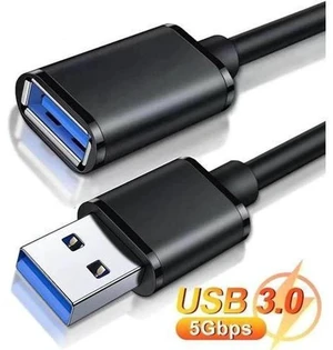 10FT USB 3.0 Male to Female Extension Cable, High Speed Data Transfer Cord for Smart TV, PS4, Xbox One & External SSD 10FT USB 3.0 Male to Female Extension Cable, High Speed Data Transfer Cord for Smart TV, PS4, Xbox One & External SSD
