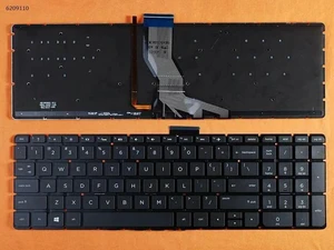 Replacement Keyboard for HP Pavilion 15-AB BLACK (Backlit Without FRAME Win8) US Replacement Keyboard for HP Pavilion 15-AB BLACK (Backlit Without FRAME Win8) US