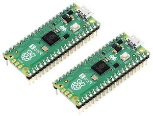 2 PCS Color-Coded Pre-soldered Raspberry Pi Pico 2 Microcontroller Development Board with Header Based on Official RP2350 Chip,Dual-core and Dual-Architecture Design 2 PCS Color-Coded Pre-soldered Raspberry Pi Pico 2 Microcontroller Development Board with Header Based on Official RP2350 Chip,Dual-core and Dual-Architecture Design
