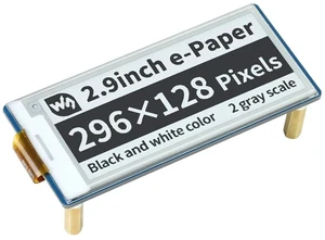 2.9inch E-Ink Display HAT 296×128 Pixels Black White Two Color E-Paper Module epaper Screen for Raspberry Pi Pico Microcontroller Board,SPI Interface,Support Partial Refresh 2.9inch E-Ink Display HAT 296×128 Pixels Black White Two Color E-Paper Module epaper Screen for Raspberry Pi Pico Microcontroller Board,SPI Interface,Support Partial Refresh