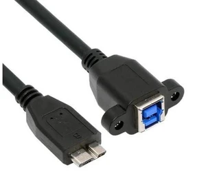 30cm USB3.0 Type-B Female to Micro-B Male Extension Cable, 5Gbps High Speed Cord for External SSD, Hard Drive & Digital Camera 30cm USB3.0 Type-B Female to Micro-B Male Extension Cable, 5Gbps High Speed Cord for External SSD, Hard Drive & Digital Camera