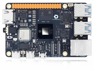 D-Robotics RDK X5 Development Board - 10 Tops AI, 4GB/8GB RAM, Sunrise 5 Chip, Octa-core Cortex A55, MIPI DSI, HDMI, Wi-Fi 6, Bluetooth 5.4, Ready-to-Use (8GB RAM,Board Only) D-Robotics RDK X5 Development Board - 10 Tops AI, 4GB/8GB RAM, Sunrise 5 Chip, Octa-core Cortex A55, MIPI DSI, HDMI, Wi-Fi 6, Bluetooth 5.4, Ready-to-Use (8GB RAM,Board Only)