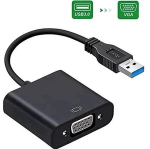USB 3.0 to VGA External Video Adapter, 1080P Multi-Monitor Display Graphic Converter Compatible with Windows 7/8/8.1/10/XP PC Laptop Projector USB 3.0 to VGA External Video Adapter, 1080P Multi-Monitor Display Graphic Converter Compatible with Windows 7/8/8.1/10/XP PC Laptop Projector