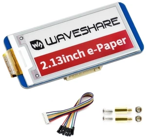 Three Color 2.13inch E-Ink Display HAT (B), 212x104 Resolution 3.3V/5V Red Black White E-Paper Display Screen for Raspberry Zero/Zero W/Zero WH/2B/3B/3B+ SPI Interface,Full Refresh Three Color 2.13inch E-Ink Display HAT (B), 212x104 Resolution 3.3V/5V Red Black White E-Paper Display Screen for Raspberry Zero/Zero W/Zero WH/2B/3B/3B+ SPI Interface,Full Refresh