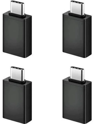 4 Pack USB 3.0 USB-A Female to USB-C Male Adapter, Fast Charging & High Speed Data Converter Compatible with MacBook Pro, PC, iMac, iPad Air & All USB-C Devices 4 Pack USB 3.0 USB-A Female to USB-C Male Adapter, Fast Charging & High Speed Data Converter Compatible with MacBook Pro, PC, iMac, iPad Air & All USB-C Devices