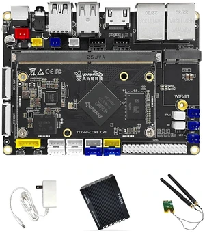 Dual GbE Low Power Arm Mainboard - YY3568 Basic Rockchip RK3568 - Support SATA 3.0, PCIe 3.0 SSD, USB Host x6 - Up to 4K@60Hz Video Output - AIoT Control/NAS/Single Board Computer (Kit C) Dual GbE Low Power Arm Mainboard - YY3568 Basic Rockchip RK3568 - Support SATA 3.0, PCIe 3.0 SSD, USB Host x6 - Up to 4K@60Hz Video Output - AIoT Control/NAS/Single Board Computer (Kit C)