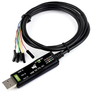 Industrial USB to TTL 6pin Serial Adapter Cable, USB to TTL (C) Converter Onboard FT232RNL Chip,Compatible with Win11/10/8.1/8/7,Mac, Linux, Android,3.3V/5V Voltage Level Switching Industrial USB to TTL 6pin Serial Adapter Cable, USB to TTL (C) Converter Onboard FT232RNL Chip,Compatible with Win11/10/8.1/8/7,Mac, Linux, Android,3.3V/5V Voltage Level Switching