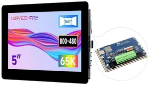 ESP32-S3 5inch Capacitive Touch LCD Development Board 1024×600 Solution IPS Display with 2.4GHz WiFi and BLE 5 Support,32-bit LX7 Dual-core Processor ESP32-S3 5inch Capacitive Touch LCD Development Board 1024×600 Solution IPS Display with 2.4GHz WiFi and BLE 5 Support,32-bit LX7 Dual-core Processor