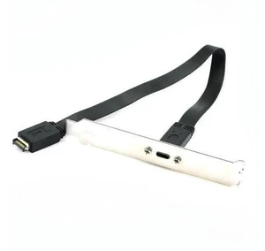 30cm USB 3.1 Gen2 Type-E 20Pin Motherboard Header to USB-C Female Extension Cable, 10Gbps Internal Front Panel USB Type-C Adapter for ATX/MATX/ITX DIY PC Gaming Workstation 30cm USB 3.1 Gen2 Type-E 20Pin Motherboard Header to USB-C Female Extension Cable, 10Gbps Internal Front Panel USB Type-C Adapter for ATX/MATX/ITX DIY PC Gaming Workstation
