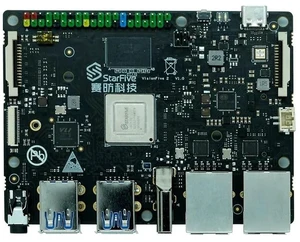 StarFive VisionFive2 RISC-V Single Board Computer, 8G Super Early Bird with WiFi dongle, StarFive JH7110 with RISC-V U74, Dual LAN Port with 1x 10/100 Mbit and 1x 1Gbit (Version A) StarFive VisionFive2 RISC-V Single Board Computer, 8G Super Early Bird with WiFi dongle, StarFive JH7110 with RISC-V U74, Dual LAN Port with 1x 10/100 Mbit and 1x 1Gbit (Version A)