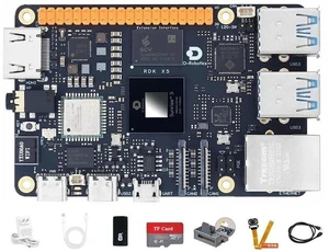 D-Robotics RDK X5 Development Board - 10 Tops AI, 4GB/8GB RAM, Sunrise 5 Chip, Octa-core Cortex A55, MIPI DSI, HDMI, Wi-Fi 6, Bluetooth 5.4, Ready-to-Use (8GB RAM,Camera Module) D-Robotics RDK X5 Development Board - 10 Tops AI, 4GB/8GB RAM, Sunrise 5 Chip, Octa-core Cortex A55, MIPI DSI, HDMI, Wi-Fi 6, Bluetooth 5.4, Ready-to-Use (8GB RAM,Camera Module)