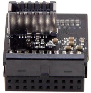 19/20Pin Motherboard Header to USB 3.1 Type-E Front Panel Adapter with Built-in Signal Chip, Internal USB-C Front Panel Convertor for DIY PC Gaming Cases, ASUS, MSI, Gigabyte, Dell, HP, Lenovo Motherb 19/20Pin Motherboard Header to USB 3.1 Type-E Front Panel Adapter with Built-in Signal Chip, Internal USB-C Front Panel Convertor for DIY PC Gaming Cases, ASUS, MSI, Gigabyte, Dell, HP, Lenovo Motherb