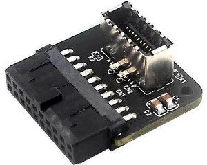 USB3.0 19/20Pin Motherboard Header to KeyA TypeE Adapter, Internal Converter for USBC Front Panel Port USB3.0 19/20Pin Motherboard Header to KeyA TypeE Adapter, Internal Converter for USBC Front Panel Port