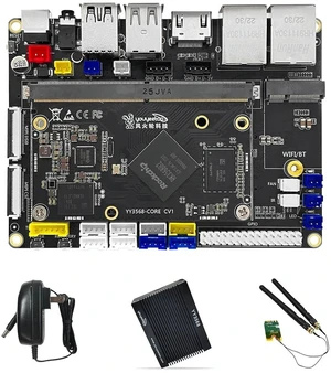 Dual GbE Low Power Arm Mainboard - YY3568 Basic Rockchip RK3568 - Support SATA 3.0, PCIe 3.0 SSD, USB Host x6 - Up to 4K@60Hz Video Output - AIoT Control/NAS/Single Board Computer (Kit D) Dual GbE Low Power Arm Mainboard - YY3568 Basic Rockchip RK3568 - Support SATA 3.0, PCIe 3.0 SSD, USB Host x6 - Up to 4K@60Hz Video Output - AIoT Control/NAS/Single Board Computer (Kit D)