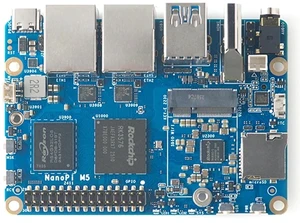 NanoPi M5 - RK3576 SOC, Dual Gigabit Ethernet, 4/8/16GB RAM, UFS, AI Deployment, M.2 SDIO WiFi, 4K@60Hz, OpenMediaVault (LPDDR5 8GB RAM,Only Motherboard) NanoPi M5 - RK3576 SOC, Dual Gigabit Ethernet, 4/8/16GB RAM, UFS, AI Deployment, M.2 SDIO WiFi, 4K@60Hz, OpenMediaVault (LPDDR5 8GB RAM,Only Motherboard)