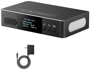 ENC1-V3P 4K30 HDMI NDI Encoder with Built-in Tally, H.265 Compression, and Multi-Protocol Support for Professional Live Streaming and Studio Use (Standard Kit)