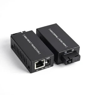 Gigabit Fiber Optical Media Converter Network Transceiver 100/1000Mbps | MINI; 1.25G; Auto-Negotiation, Single-mode; 20Km Transmission; SC/UPC,SC/APC to RJ45; US Power Adapter Gigabit Fiber Optical Media Converter Network Transceiver 100/1000Mbps | MINI; 1.25G; Auto-Negotiation, Single-mode; 20Km Transmission; SC/UPC,SC/APC to RJ45; US Power Adapter