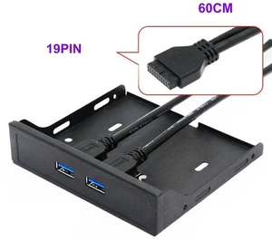 USB 3.0 Front Panel Adapter Floppy Drive Bay USB 3.0 Expansion Card, 19-Pin / 20-Pin Internal Header to USB 3.0 Ports, Desktop Case Front Panel Converter USB 3.0 Front Panel Adapter Floppy Drive Bay USB 3.0 Expansion Card, 19-Pin / 20-Pin Internal Header to USB 3.0 Ports, Desktop Case Front Panel Converter