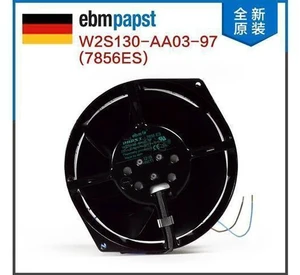 Original authentic German ebmpapst fan W2S130-AA03-97 7856ES all metal cooling fan Original authentic German ebmpapst fan W2S130-AA03-97 7856ES all metal cooling fan