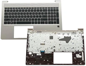 Replacement for HP ProBook 450 G8 455 G8 Laptop Upper Top Cover Case Palmrest Backlit Keyboard Assembly Part M21742-001 Silver Replacement for HP ProBook 450 G8 455 G8 Laptop Upper Top Cover Case Palmrest Backlit Keyboard Assembly Part M21742-001 Silver