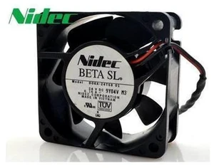 Nidec New original D06A-24TS8 01 24V 0.15A 6CM 60*60*25MM 6025 2-wire dual ball bearing ultra-quiet cooling fan Nidec New original D06A-24TS8 01 24V 0.15A 6CM 60*60*25MM 6025 2-wire dual ball bearing ultra-quiet cooling fan