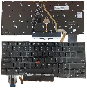 Laptop Replacement US Layout with Pointing with Backlight Keyboard for Lenovo Thinkpad X1 Carbon 7th Gen 2019 X1C 2020 20QD 20QE 20R1 20R2 8TH 20U9 20UA SN20R55563 CS19BL 84US Laptop Replacement US Layout with Pointing with Backlight Keyboard for Lenovo Thinkpad X1 Carbon 7th Gen 2019 X1C 2020 20QD 20QE 20R1 20R2 8TH 20U9 20UA SN20R55563 CS19BL 84US