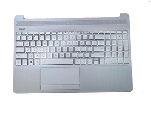 Replacement for HP 15-DW 15S-DU 15S-DY 15-DW0081WM HP 15-DW1081WM 15-DW1083WM 15-DW0083WM Laptop Upper Top Cover Case Palmrest Non-Backlit Keyboard Touchpad Assembly Part L52023-001 Sliver Replacement for HP 15-DW 15S-DU 15S-DY 15-DW0081WM HP 15-DW1081WM 15-DW1083WM 15-DW0083WM Laptop Upper Top Cover Case Palmrest Non-Backlit Keyboard Touchpad Assembly Part L52023-001 Sliver
