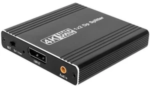 1 in 2 Out DisplayPort MST Splitter, Supports 4K@140Hz / 4K@120Hz Dual Monitors, MST Extend & SST Mirror Mode DP Video Splitter for Laptop PC Monitor Projector 1 in 2 Out DisplayPort MST Splitter, Supports 4K@140Hz / 4K@120Hz Dual Monitors, MST Extend & SST Mirror Mode DP Video Splitter for Laptop PC Monitor Projector