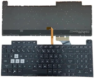 Laptop Replacement US Layout Colorful Backlight Keyboard for Asus ROG Stirx G17 G713 G713QR G713RX G713RS G713RC 2021 Strix G Series 0KNR0-691DUS00 V202926FS1 Laptop Replacement US Layout Colorful Backlight Keyboard for Asus ROG Stirx G17 G713 G713QR G713RX G713RS G713RC 2021 Strix G Series 0KNR0-691DUS00 V202926FS1
