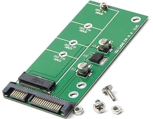 M.2 NGFF to SATA 3 Adapter Card, 6Gbps SATA III for B/B+M Key SATA M.2 SSD 2230-2280 M.2 NGFF to SATA 3 Adapter Card, 6Gbps SATA III for B/B+M Key SATA M.2 SSD 2230-2280