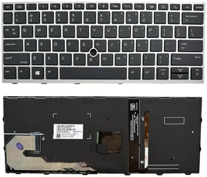 Laptop Replacement US Layout with Pointer and Backlit Keyboard for HP EliteBook 730 G5 735 G5 830 G5 836 G5 735 G6 830 G6 836 G6 P/N: L13697-001 6037B0135401 Laptop Replacement US Layout with Pointer and Backlit Keyboard for HP EliteBook 730 G5 735 G5 830 G5 836 G5 735 G6 830 G6 836 G6 P/N: L13697-001 6037B0135401