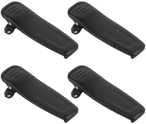 4 Pcs Radio Belt Clamp/Holder Replacement, Heavy Duty ABS Belt Clamp/Holder for HYT TC-610-508 -700-780, Secure & 4 Pcs Radio Belt Clamp/Holder Replacement, Heavy Duty ABS Belt Clamp/Holder for HYT TC-610-508 -700-780, Secure &