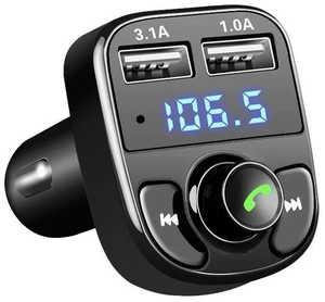 X8 Car Bluetooth Receiver & Charger Lossless Audio FM Transmitter, Plug-in Car MP3 Bluetooth Player for Music Streaming & Hands-Free Calling X8 Car Bluetooth Receiver & Charger Lossless Audio FM Transmitter, Plug-in Car MP3 Bluetooth Player for Music Streaming & Hands-Free Calling