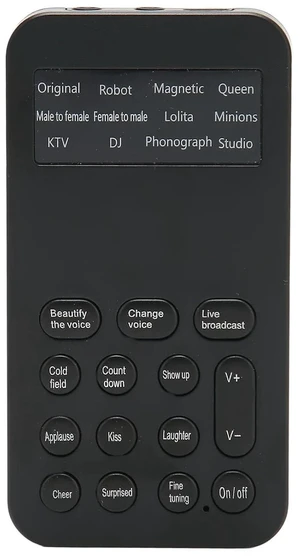 Ghostface Voice Changer, Handheld Microphone Voice Changer, Voice Changer Device, with 8 Sound Effects, for Phone Calling Gaming (Bewinnerygektwg7h0) Ghostface Voice Changer, Handheld Microphone Voice Changer, Voice Changer Device, with 8 Sound Effects, for Phone Calling Gaming (Bewinnerygektwg7h0)