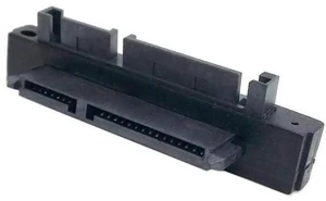 90-Degree Down Angle SATA Male to Female Gender Changer Adapter, Right Angle SATA Port Converter for 2.5/3.5 Inch Hard Drives 90-Degree Down Angle SATA Male to Female Gender Changer Adapter, Right Angle SATA Port Converter for 2.5/3.5 Inch Hard Drives