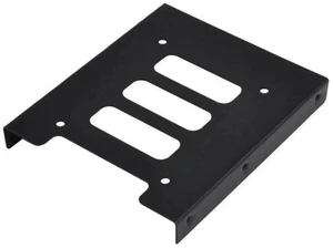 2.5 to 3.5 Inch Hard Drive Mounting Bracket, Metal Hard Disk Frame SSD Adapter Tray, Desktop PC 2.5" SSD/HDD to 3.5" Drive Bay Conversion Bracket 2.5 to 3.5 Inch Hard Drive Mounting Bracket, Metal Hard Disk Frame SSD Adapter Tray, Desktop PC 2.5" SSD/HDD to 3.5" Drive Bay Conversion Bracket