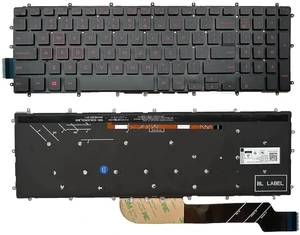 Laptop Replacement US Layout Red Backlight Keyboard for 3579 3583 3779 5565 5567 5570 5575 5587 7566 7567 7577 7588 5765 5767 5770 5775 7773 7778 7779 Series Red Letter 03R0JR Laptop Replacement US Layout Red Backlight Keyboard for 3579 3583 3779 5565 5567 5570 5575 5587 7566 7567 7577 7588 5765 5767 5770 5775 7773 7778 7779 Series Red Letter 03R0JR