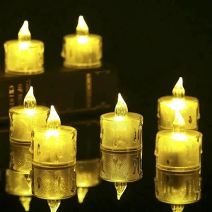 Gemdeck 24pcs LED Tea Lights Candles Flameless Candle Lights Perfect for Valentines Day Medium Gemdeck 24pcs LED Tea Lights Candles Flameless Candle Lights Perfect for Valentines Day Medium